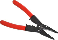 Proto - 22 to 10 AWG Capacity Wire Stripper/Crimper - 8-1/4" OAL, Plastisol Handle - Best Tool & Supply