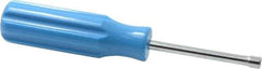 Proto - 4mm Solid Shaft Nutdriver - Plastic Handle, 6-3/4" OAL - Best Tool & Supply