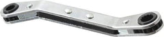 Proto - 7/32" x 9/32" 12 Point Reversible Ratcheting Offset Box Wrench - Double End, 4-1/8" OAL, Steel, 25° Offset - Best Tool & Supply