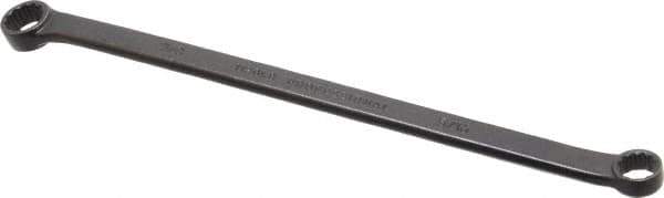 Proto - 5/16" x 3/8" 12 Point Offset Box Wrench - Double End, 6-15/16" OAL, Steel, Black Finish, 15° Offset - Best Tool & Supply