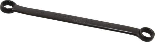 Proto - 1/2" x 9/16" 12 Point Offset Box Wrench - Double End, 8-7/16" OAL, Steel, Black Finish, 15° Offset - Best Tool & Supply