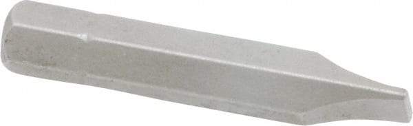 Irwin - 9/32" x 0.046" Blade, 1/4" Drive Slotted Screwdriver Bit - 1-1/2" OAL, Power Bit - Best Tool & Supply