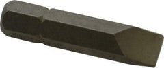 Irwin - 5/16" x 0.055" Blade, 5/16" Drive Slotted Screwdriver Bit - 1-1/2" OAL, Power Bit - Best Tool & Supply