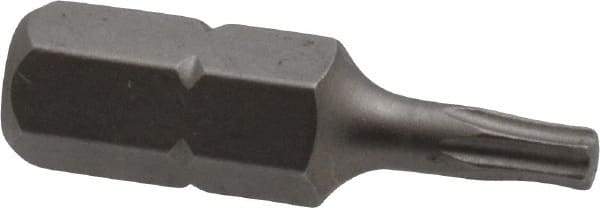 Irwin - 1/4" Drive T10 Torx Screwdriver Bit - 1" OAL, Insert Bit - Best Tool & Supply