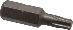 Irwin - 1/4" Drive T20 Torx Screwdriver Bit - 1" OAL, Insert Bit - Best Tool & Supply