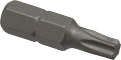 Irwin - 1/4" Drive T25 Torx Screwdriver Bit - 1" OAL, Insert Bit - Best Tool & Supply