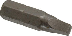 Irwin - 1/4" Drive, #3 Square Recess Screwdriver Bit - 1" OAL - Best Tool & Supply