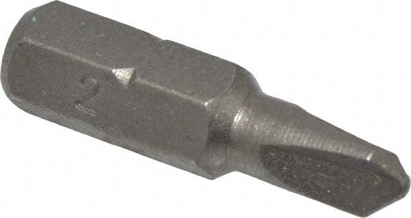 Irwin - 1/4" Drive, #2 Tri-Wing Screwdriver Bit - 1" OAL - Best Tool & Supply