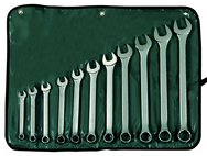 STANLEY® 11 Piece Satin Finish Fractional Combination Wrench Set – 12 Point - Best Tool & Supply