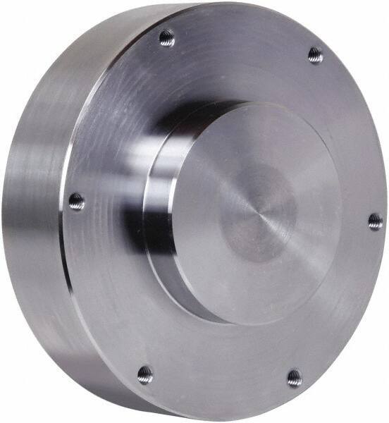 Pratt Burnerd America - Adapter Back Plate for 8" Diam Self Centering Lathe Chucks - Blank Mount, 2-1/4" Through Hole Diam, Steel - Best Tool & Supply