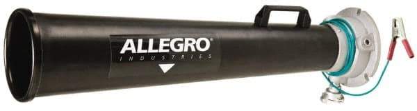 Allegro - 46 Inch Long, Plastic Venturi Style Pneumatic Blowers - 1 Inch NPT, 14.35 Inch Base Diameter, 15.37 Inch Face Diameter - Best Tool & Supply