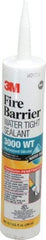 3M - 10.1 oz Cartridge Gray RTV Silicone Joint Sealant - 14 to 230°F Operating Temp, Series 3000WT - Best Tool & Supply