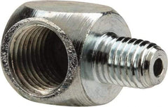 PRO-LUBE - 90° Head Angle, 1/4-27 NPT Steel Grease Fitting Adapter - 1/2" Hex - Best Tool & Supply