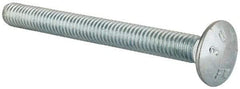 Value Collection - 5/16-18 UNC 3-1/4" Length Under Head, Standard Square Neck, Carriage Bolt - Grade 2 Steel, Zinc-Plated Finish - Best Tool & Supply