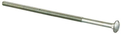 Value Collection - 5/16-18 UNC 8" Length Under Head, Standard Square Neck, Carriage Bolt - Grade 2 Steel, Zinc-Plated Finish - Best Tool & Supply