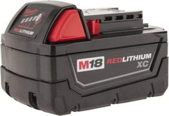 Milwaukee Tool - 18 Volt Lithium-Ion Power Tool Battery - 3 Ahr Capacity, 1 hr Charge Time, Series M18 XC RED - Best Tool & Supply