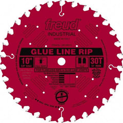 Freud - 10" Diam, 5/8" Arbor Hole Diam, 30 Tooth Wet & Dry Cut Saw Blade - Carbide-Tipped, Standard Round Arbor - Best Tool & Supply