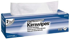 Kimtech - Dry Clean Room/Lab/Critical Task Wipes - Pop-Up, 11-3/4" x 11-3/4" Sheet Size, White - Best Tool & Supply