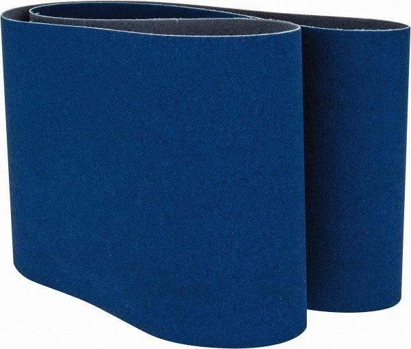 Norton - 6" Wide x 48" OAL, 80 Grit, Zirconia Alumina Abrasive Belt - Zirconia Alumina, Medium, Coated, Y Weighted Cloth Backing, Dry, Series R821 - Best Tool & Supply