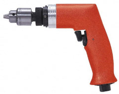 Dotco - 1/4" Keyed Chuck - Pistol Grip Handle, 5,200 RPM, 0.4 hp, 90 psi - Best Tool & Supply