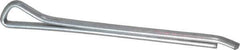 Made in USA - 1/8" Diam x 1-3/4" Long Hammerlock Cotter Pin - Grade 2, Zinc-Plated, Steel - Best Tool & Supply