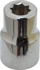 Proto - 1/4", 3/8" Drive, Standard Hand Socket - 8 Points, 1-5/64" OAL, Chrome Finish - Best Tool & Supply