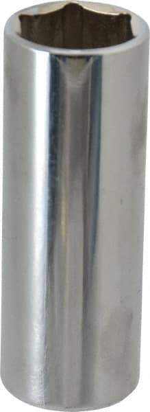 Proto - 3/8" Drive, Deep Hand Socket - 6 Points, 2-3/4" OAL, Chrome Finish - Best Tool & Supply