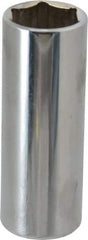 Proto - 3/8" Drive, Deep Hand Socket - 6 Points, 2-3/4" OAL, Chrome Finish - Best Tool & Supply