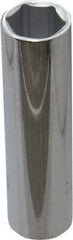 Proto - 5/8", 1/2" Drive, Deep Hand Socket - 6 Points, 3-1/4" OAL, Chrome Finish - Best Tool & Supply