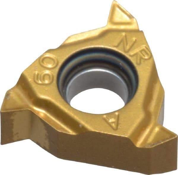 Seco - 11NR Internal Right Hand 48-16 Partial Profile 60° Laydown Threading Insert - Grade CP500, TiAlN/TiN Coated Carbide - Best Tool & Supply