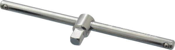 Proto - 1/4" Drive Socket Sliding T-Handle - 4-1/2" OAL, Chrome Finish - Best Tool & Supply