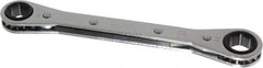 Proto - 3/8" x 7/16" 6 Point Ratcheting Box Wrench - Double End, 5-1/2" OAL, Steel - Best Tool & Supply