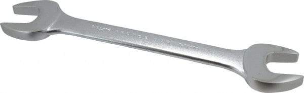 Proto - 1-11/16" x 1-13/16" Standard Open End Wrench - 18-1/2" OAL, Double End, Satin Finish, 15° Head Angle - Best Tool & Supply