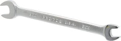 Proto - 8mm x 9mm Standard Open End Wrench - 5-1/8" OAL, Double End, Satin Finish, 15° Head Angle - Best Tool & Supply