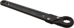 Proto - 13/16", Black Finish, Ratcheting Flare Nut Wrench - 12 Points, 9-3/8" OAL, Steel, Single End Head - Best Tool & Supply