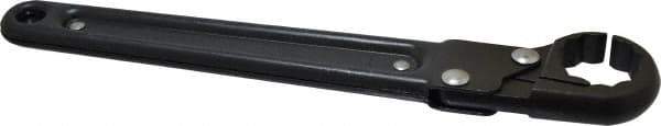 Proto - 1", Black Finish, Ratcheting Flare Nut Wrench - 12 Points, 9-3/8" OAL, Steel, Single End Head - Best Tool & Supply