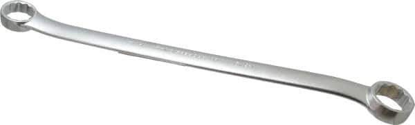 Proto - 1-1/4" x 1-3/8" 12 Point Offset Box Wrench - Double End, 20-1/4" OAL, Steel, Polished Finish, 15° Offset - Best Tool & Supply