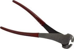 Proto - 8-1/4" OAL, End Cutting Pliers - 5/16" Jaw Length x 1-3/4" Jaw Width, Plastisol Handle - Best Tool & Supply