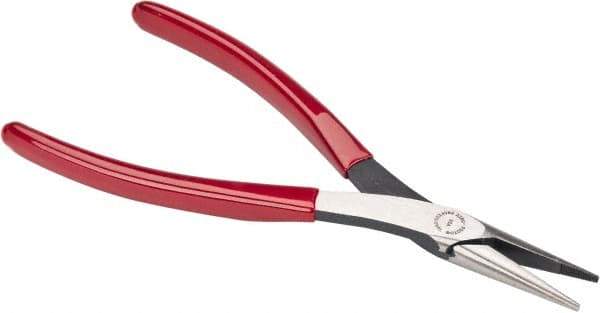 Proto - 7-25/32" OAL, 1-9/16" Jaw Length x 17/32" Jaw Width, Long Nose Needle Nose Pliers - Serrated Jaw, Plastisol Handles - Best Tool & Supply