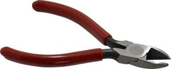 Proto - 4-7/16" OAL, Diagonal Cutter - 9/16" Jaw Length x 9/16" Jaw Width, Oval Head, Plastisol Handle - Best Tool & Supply