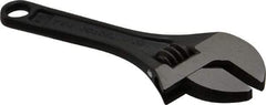 Proto - 1/2" Jaw Capacity, 4" Standard Adjustable Wrench - Steel, Black Finish - Best Tool & Supply