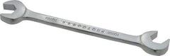 Proto - 10mm Standard Open End Wrench - 4-7/8" OAL, Double End, Chrome Finish, 15° & 60° Head Angle - Best Tool & Supply