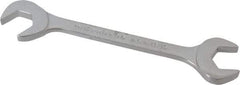 Proto - 13/16" Standard Open End Wrench - 7-1/2" OAL, Double End, Chrome Finish, 15° & 60° Head Angle - Best Tool & Supply