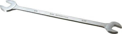 Proto - 9/16" x 5/8" Standard Extra Thin Open End Wrench - 10" OAL, Double End, Satin Finish, 15° Head Angle - Best Tool & Supply