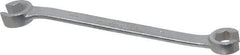 Proto - 5/8 x 11/16", Chrome Finish, Open End Flare Nut Wrench - 6 Points, 8-3/4" OAL, Steel, Double End Head - Best Tool & Supply