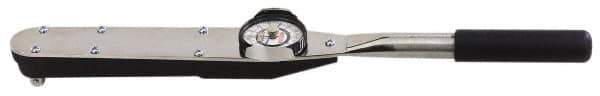 Proto - 1" Drive Dial Torque Wrench - 2,000 Ft/Lb Torque, 110-3/4" OAL, 40 Ft/Lb Graduation, Fixed Head - Best Tool & Supply