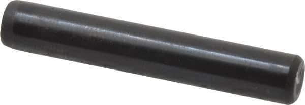 Holo-Krome - 1/4" Diam x 1-1/2" Pin Length 4000 Alloy Steel Oversized Dowel Pin - Black Luster Finish, C 47-58 & C 60 (Surface) Hardness, 1 Beveled & 1 Rounded End - Best Tool & Supply