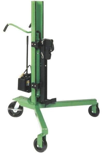 Valley Craft - 800 Lb Load Capacity, 30 & 55 Gal Drum Transporter - 49-1/2" Wide x 60-1/2" High - Best Tool & Supply