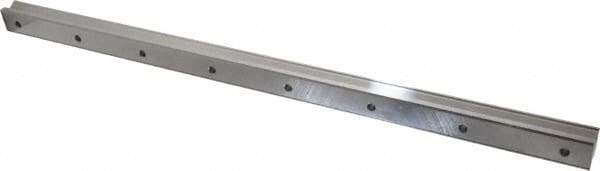 THK - 600mm OAL x 28mm Overall Width x 23mm Overall Height Horizontal Mount SSR Rail - 80mm Between Holes, 7 x 11 x 9mm Hole Size - Best Tool & Supply