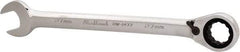 Blackhawk by Proto - 27mm 12 Point Combination Wrench - 15° Head Angle, 14-3/32" OAL, Steel, Chrome Finish - Best Tool & Supply